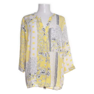 Blouse (Geel, Wit, Zwart) van Canda C&A Viscose