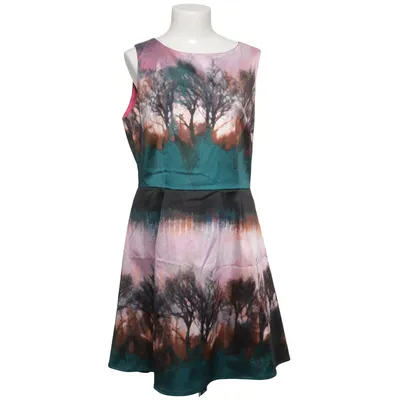 Dress (Green, Pink, Brown) from Yumi Cotton, Elastane, Polyester