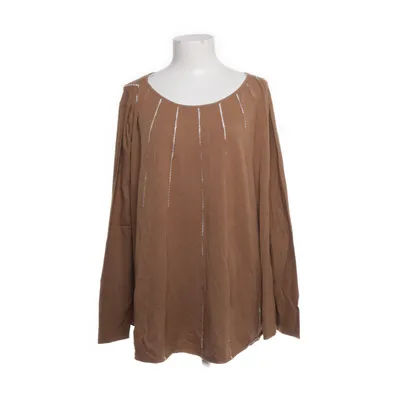 Trui (Bruin) van Sarah Pacini Katoen, Polyamide, Polyester, Viscose