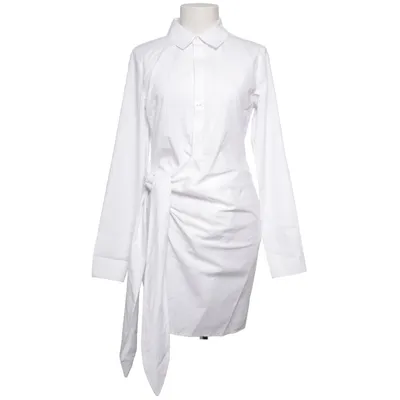 Skjortekjole (Hvid) fra NLY Trend Bomuld, Elastan, Polyester