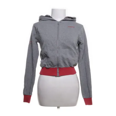 Hoodie (Gray, Red) from Desigual Polyester, Cotton