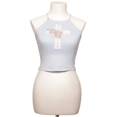 Crop top (Blå) fra Arma Bomuld, Elastan, Polyester