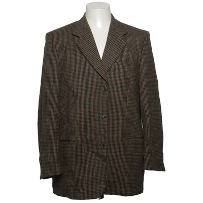 Blazer (Brown, Green) from Emilio Cloud Polyester, Wool