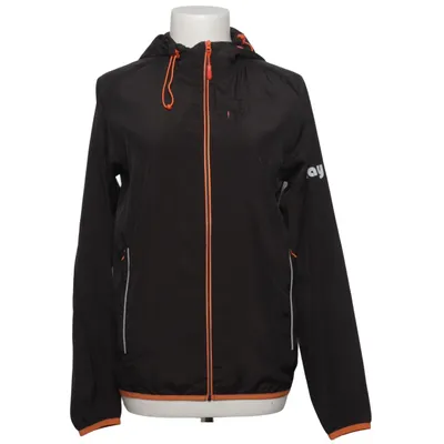 Rain jacket (Black, Orange) from Stay Fit Polyester