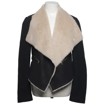 Shearlingjacka (Svart, Beige) från Zara Trafaluc Outerwear Collection Viskos, Ull