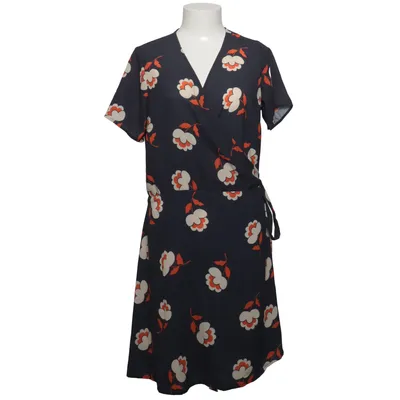 Wrap dress (Blue, Multicolored) from Mademoiselle R Elastane, Polyester