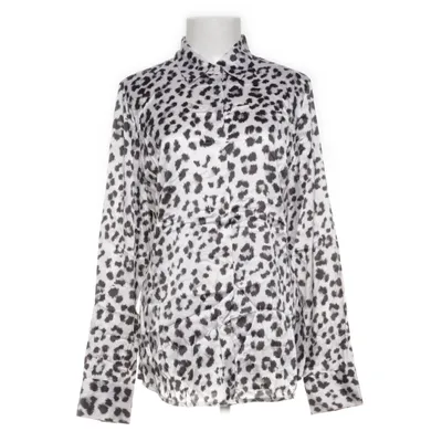 Shirt (Zwart, Wit) van Ann Taylor Elastaan, Zijde