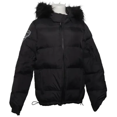 Daunenjacke (Schwarz) von D. Brand Daune, Feder, Polyamid, Polyester