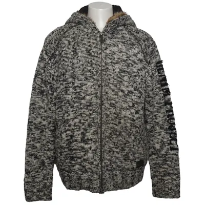 Veste (Noir, Blanc) de Jack & Jones Vintage Denim Acrylique, Fausse fourrure, Nylon, Polyester, Laine