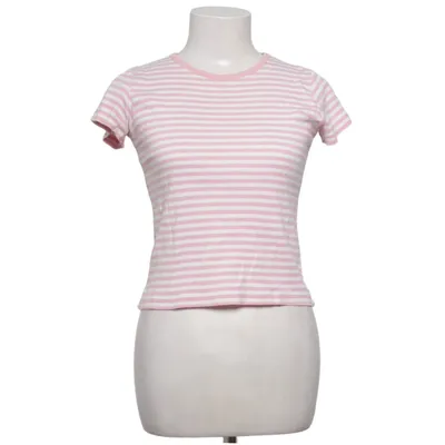 T-shirt (Pink, Hvid) fra Brandy Melville