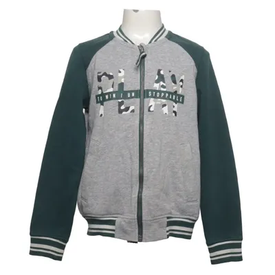 Varsity-jack (Grijs, Groen) van Pepperts Katoen, Elastaan, Polyester