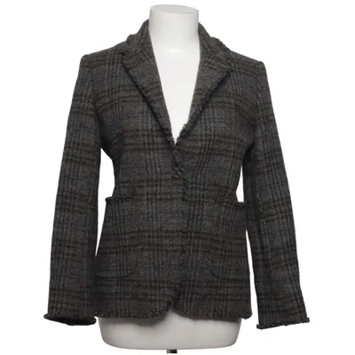 Blazer (Gris, Marron) de Vanessabruno Viscose, Laine