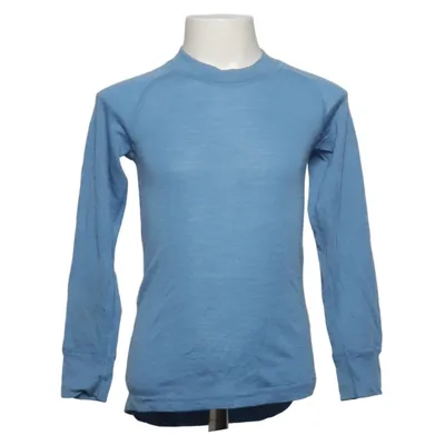 Haut thermique (Bleu) de Polarn O. Pyret Laine de mouton