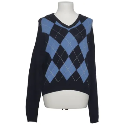 Pullover (Blue, Black) from Subdued Cashmere, Polyamide, Viscose, Wool