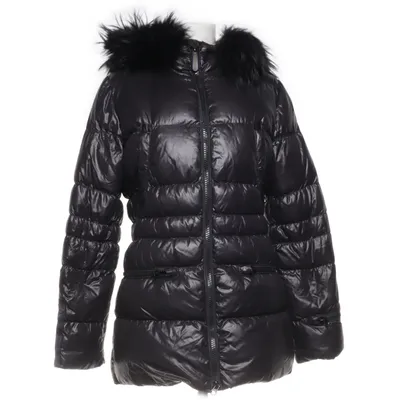 Down jacket (Black) from Eleven Elfs Down, Feather, Polyamide