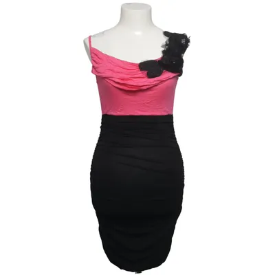 Cocktailjurk (Zwart, Roze) van Koucla Katoen, Polyester