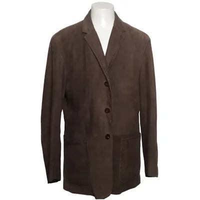 Blazer en cuir (Marron) Cuir
