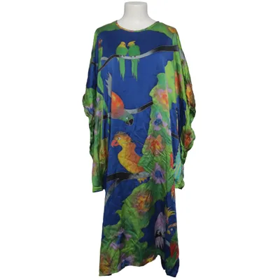 Kaftan (Blau, Grün, Mehrfarbig) von HAND Seide