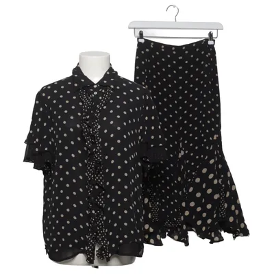 Set (Zwart, Wit) Polyester, Zijde