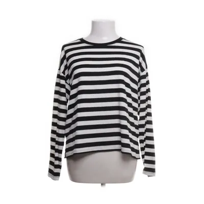 Långärmad t-shirt (Vit, Svart) från Aware by Vero Moda Bomull, Polyester