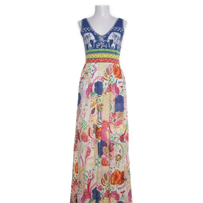 Maxi jurk (Wit, Meerkleurig) van Desigual