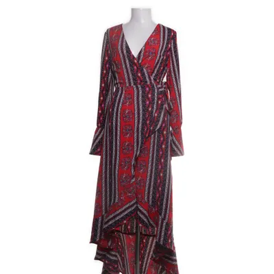 Wrap dress (Red, Multicolored) from GG Polyester, Elastane