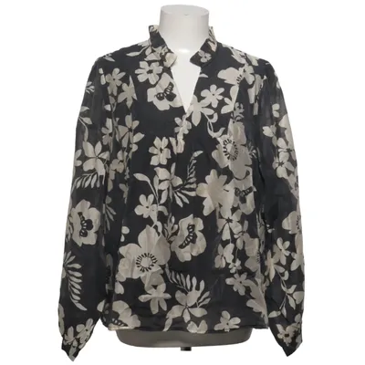 Blouse (Noir, Beige) de Gallery Lyocell, Polyester, Viscose