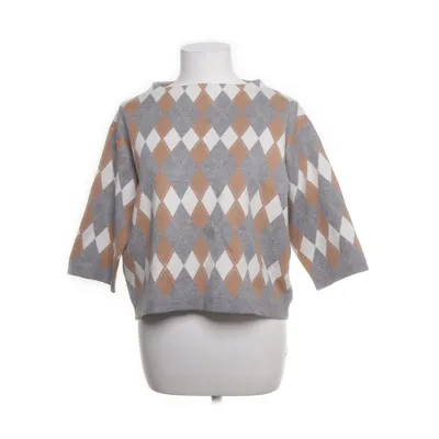 Top (Gray, Multicolored) from Bluoltre Nylon, Polyester, Viscose