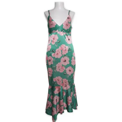 Maxi jurk (Groen) van River Island Elastaan, Polyester