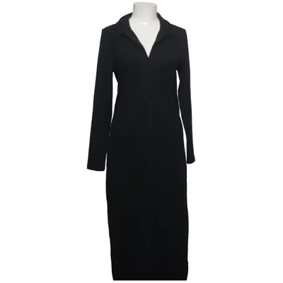 Robe chemise (Noir) de Saint Tropez Élasthane, Polyester, Viscose