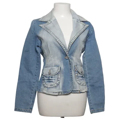 Veste en jean (Bleu) de Revers Jeans Coton, Élasthane