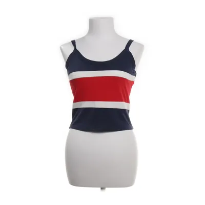 Crop top (Blue, White, Red) from Heart & Hips Cotton