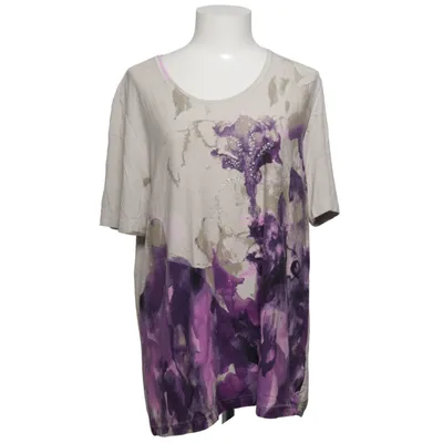 T-shirt (Beige, Lila, Flerfärgad) från Christa Probst Elastan, Viskos