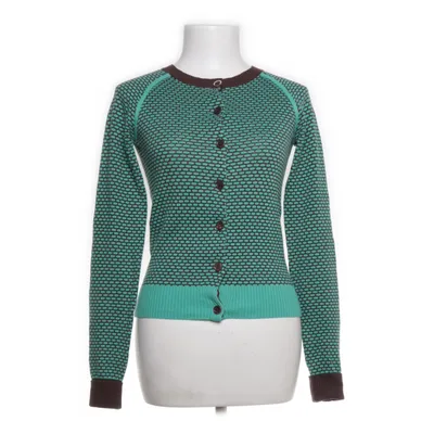 Cardigan (Green, Brown) from Van Hassels Cotton, Elastane, Wool