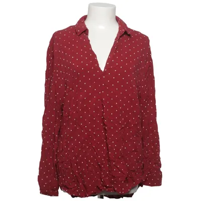 Bluse (Rød, Hvid) fra Mango Casual Viscose