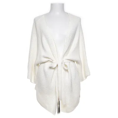 Cardigan cache-cœur (Blanc) de Three Sixty Five Acrylique, Coton