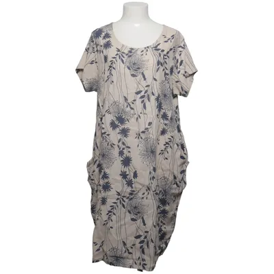 Dress (Beige, Blue) from Befree Linen