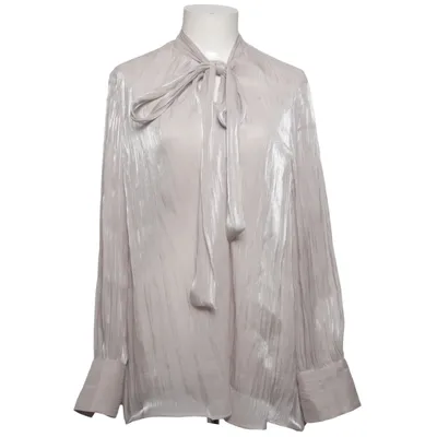 Schluppenbluse (Beige) von XLNT by KappAhl Recyceltes Polyester