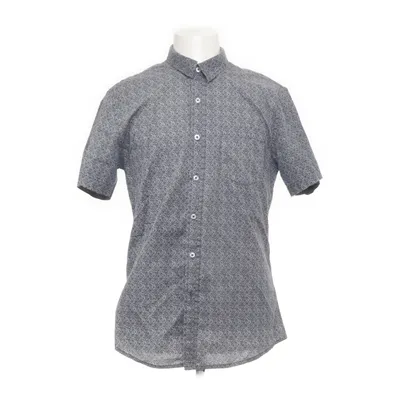 Short sleeve shirt (Blue, White) from INSD Inside Youth Cotton