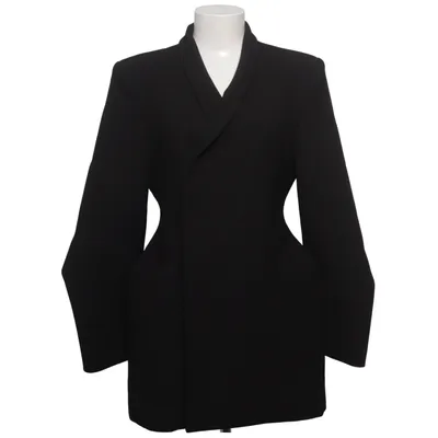 Blazer (Zwart) van Source Unknown Polyester, Viscose, Wol