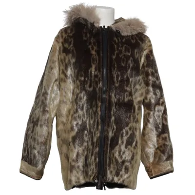 Veste en fourrure (Marron, Noir) de Maya Copenhagen