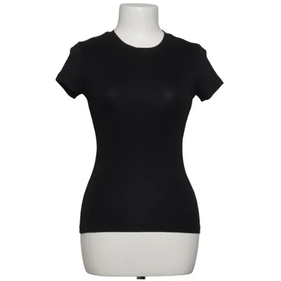 T-shirt (Schwarz) von Gina Tricot Elasthan, Bio-Baumwolle