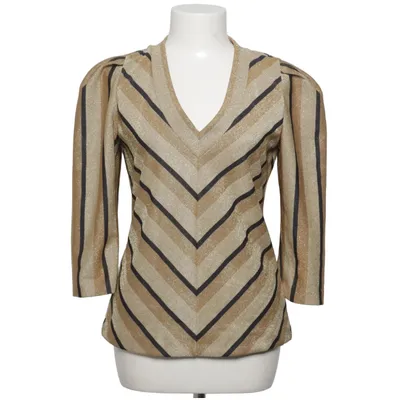 Blus (Guldfärgad, Svart) från Selected Femme Elastan, Metallfiber, Polyester