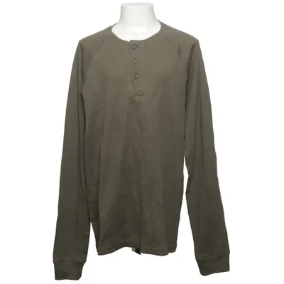 T-shirt manches longues (Vert) de C Organic Cotton Coton, Élasthane