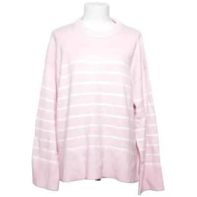 Sweater (Pink, Hvid) fra Lager 157 Nylon, Polyester, Viscose