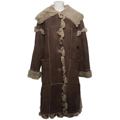 Veste en peau de mouton retournée (Marron, Beige) de Artico