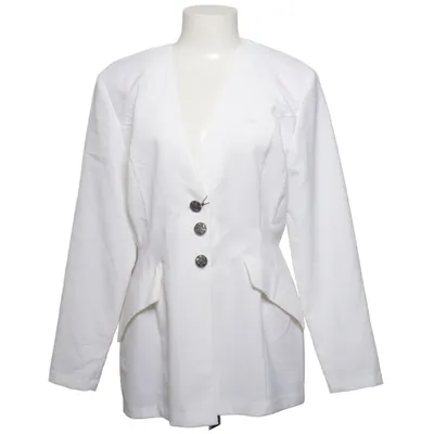 Blazer (Blanc) de Randigarutan Polyester, Viscose