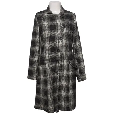 Manteau (Noir, Blanc) de Angelle Milan Élasthane, Polyester, Viscose