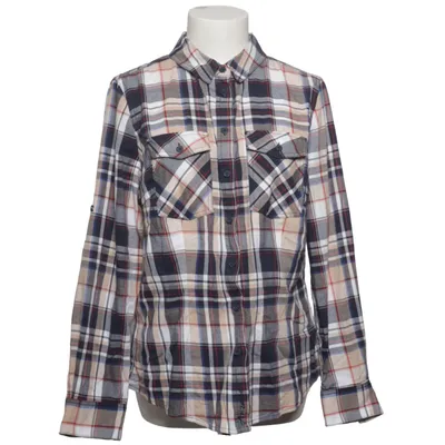 Flanellen overhemd (Beige, Blauw, Meerkleurig) van Arizona Katoen, Elastaan