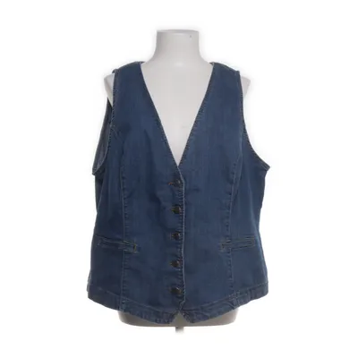 Spijker gilet (Blauw) van John Baner Katoen, Elastaan, Polyester